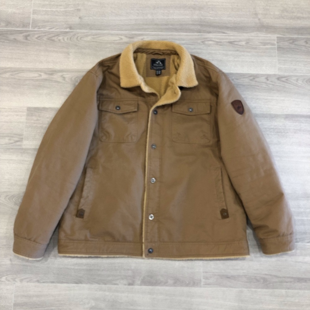 Men’s Jacket With Faux Shearling